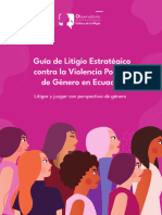 Guía de Litigio Estratégico Contra La Violencia Política de Género en Ecuador