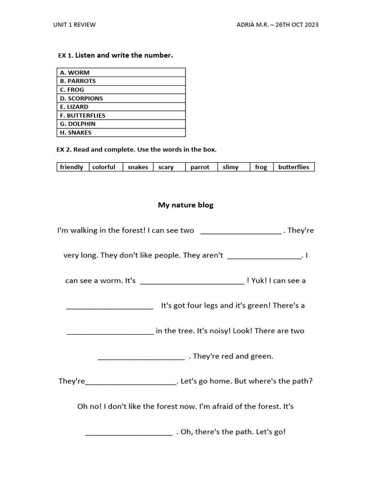 Ou 3 - Topic 1 Test | PDF