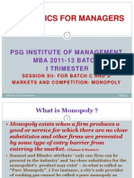 Economics For Managers - Session 12