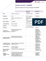 Requisitos de Infra SetaERP