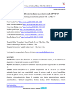 Parámetros de Laboratorio Clínico en Pacientes Con La COVID - 19 - Sanchez Vera Naivy - Saavedra Hernández - ++