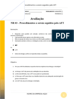 NR03 - Avaliação - Procedimentos A Serem Seguidos Pelo AFT - 2024