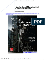 Statics and Mechanics of Materials 2nd Edition Beer Solutions Manual