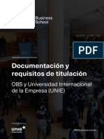 Documentacion y Requisitos de Titulacion OBS - UNIE - 2023-2024 - ESP-2