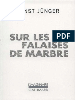 Sur Les Falaises de Marbre de Ernst Jünger