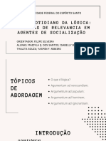 Pensamento Lógico e Sua Relevância Na Solução de Questões Cotidianas