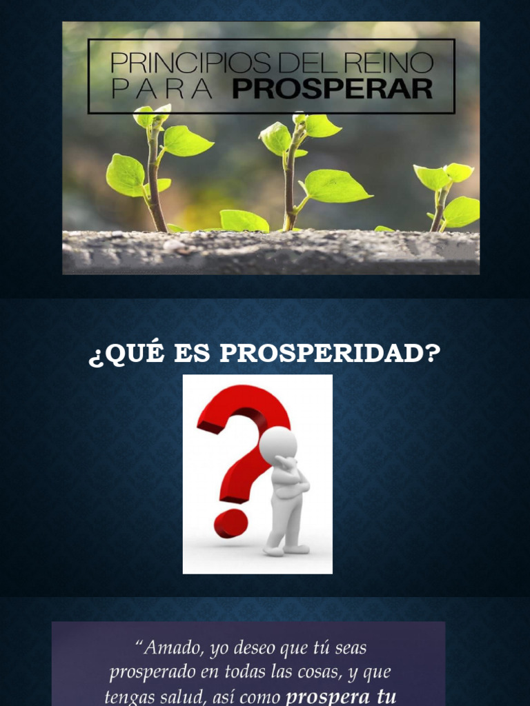 Principios de Prosperidad Cristiana | PDF | Religión y espiritualidad ...