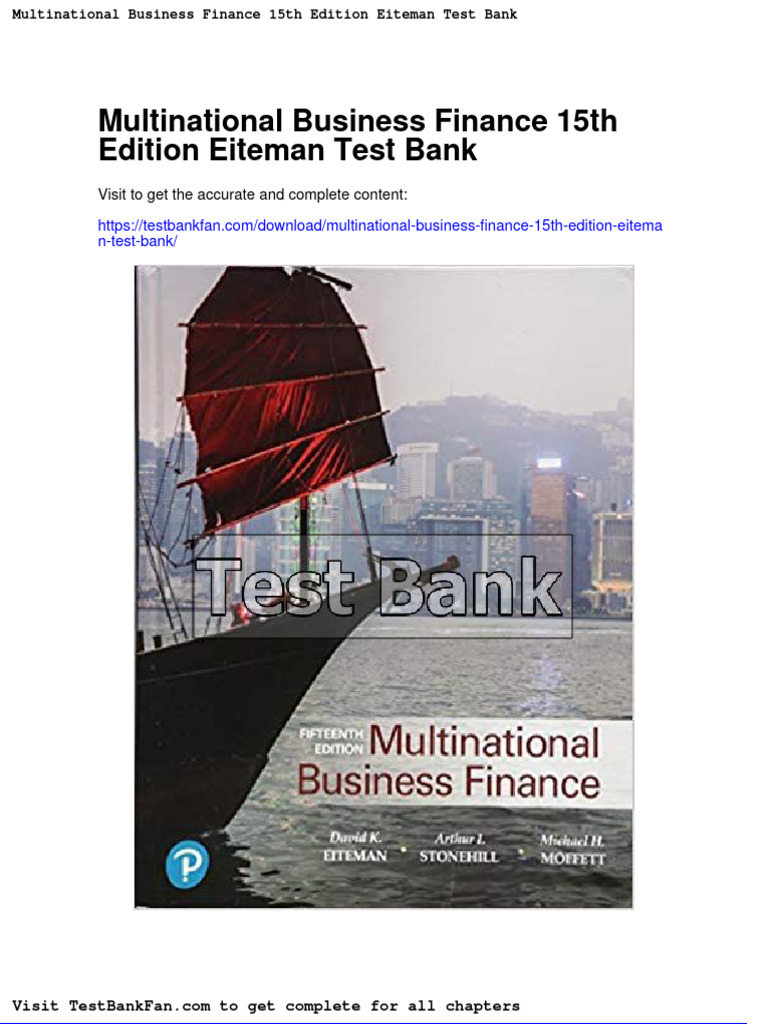 MULTINATIONAL BUSINESS FINANCE EITEMAN PDF visual data 3