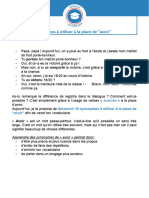 10 Verbes À Utiliser À La Place D'avoir - Fiche PDF