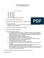 Reunión Del Comité de Consulta - Oct 13