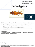 Epidemic Typhus Sameer