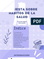 Encuesta Sobre Hábitos de La Salud