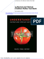 Nderstanding Normal and Clinical Nutrition 9th Edition Rolfes Test Bank