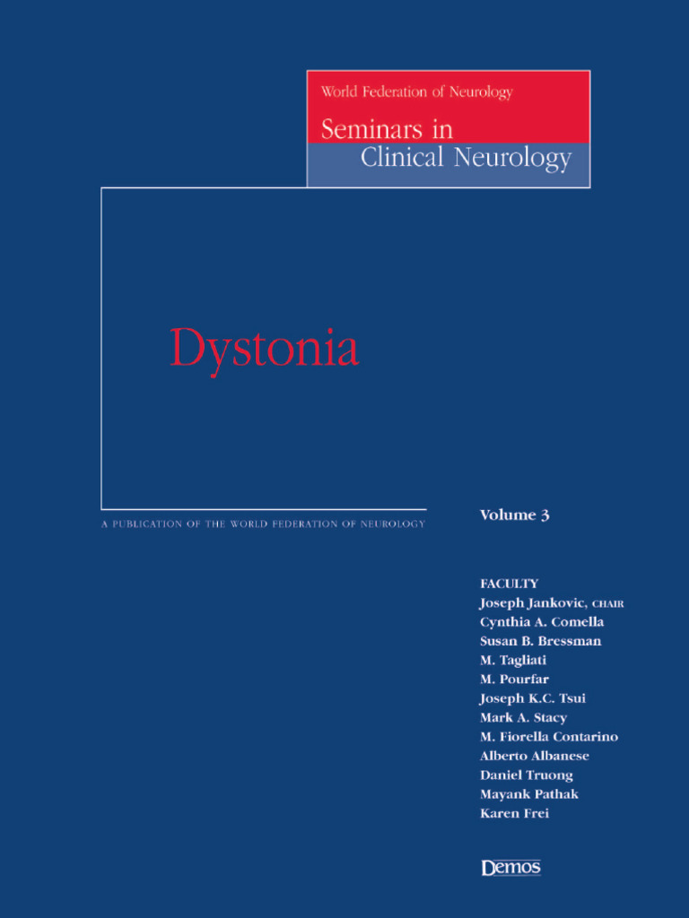 Seminars in Clinical Neurology. Dystonia PDF Dystonia Basal Ganglia