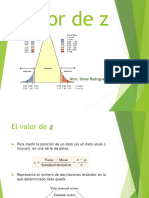 3a Actividad Estadistica. Puntuacion de Z