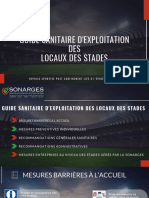Guide Sanitaire Dexploitation Des Locaux Des Stades Sonarges