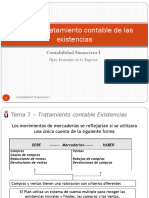 Tratamiento Contable de Las Existencias