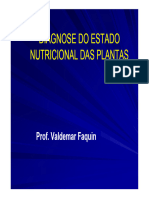 Diagnose Do Estado Nutricional Das Plantas - FNP 1 Atual