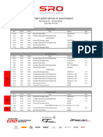 Portimao - Event Timetable - ISSUE ONE