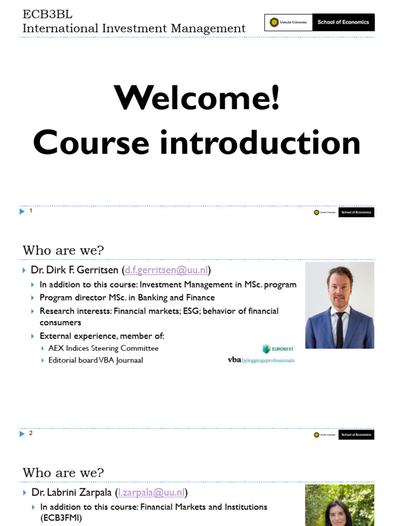 International Investment Management Course | PDF | Short (Finance ...