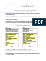 Le Bilan Fonctionnel-Cours Et TD