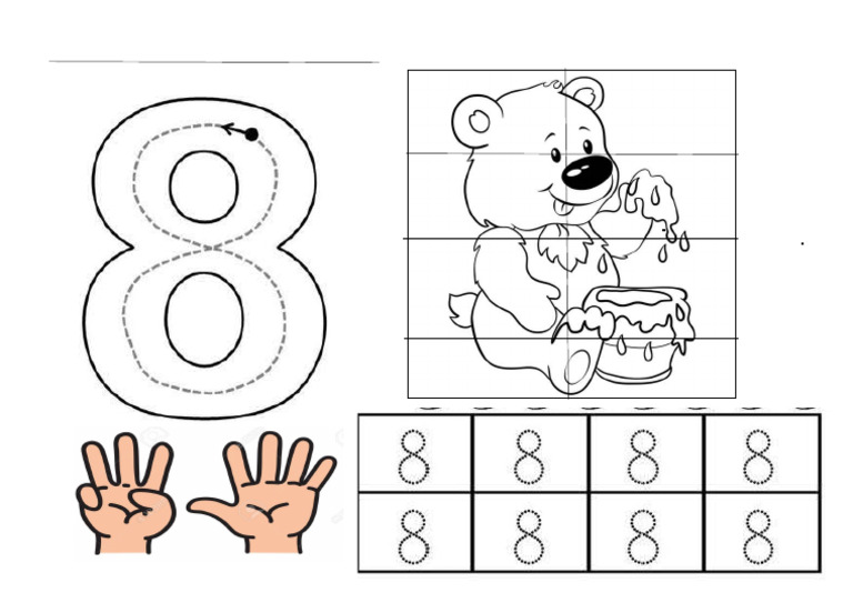 Globo N Mero 8 Sin Inflar