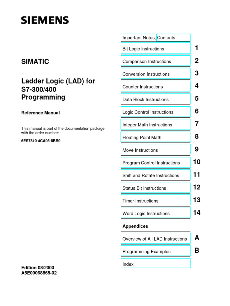Ladder Logic | PDF | Bit | Computer Programming