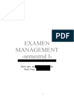 Examen Management