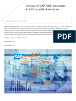 SAP in Azure Multi Cloud