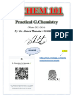Practical G.chemistry Dr. Hamada