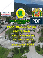 Plan de Accion de Seguridad Ciudadana Atalaya - 2022.