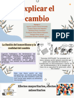 Explicar El Cambio