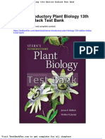 Sterns Introductory Plant Biology 13th Edition Bidlack Test Bank