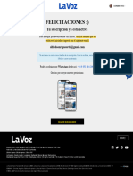 Suscripción Digital - La Voz - Argentina