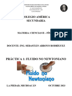 Reporte de Práctica 1 - Fluido No Newtoniano - Col América