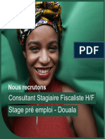 Consultant Stagiaire Fiscaliste
