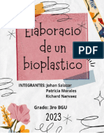 Elaboración de Un Bioplástico Correccion
