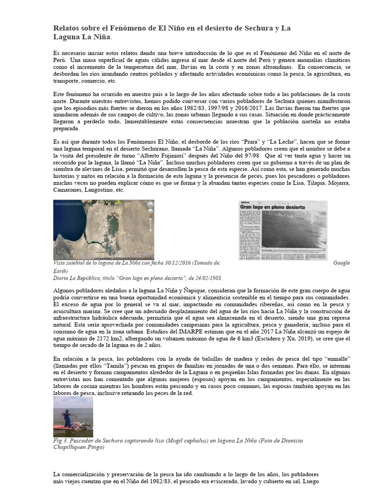 Impacto del Fenómeno El Niño en La Niña | PDF | Tecnología