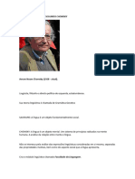 RESUMO - A Linguística Segundo Chomsky 2012