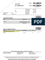 Lipid Profile Report: Babar Ali 60536