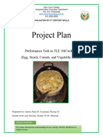 Project Plan 2nd Quarter in TLE