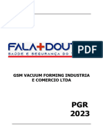 PGR - GSM Vacuum Forming Industria e Comercio Ltda