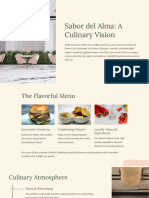 Sabor Del Alma A Culinary Vision
