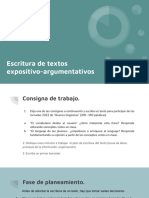 Escritura de Textos Expositivo-Argumentativos