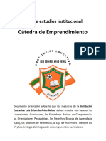 Plan de Cátedra de Emprendimiento IELEAR