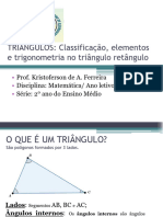 Triângulos - Definição, Elementos, Classificação e Trigonometria