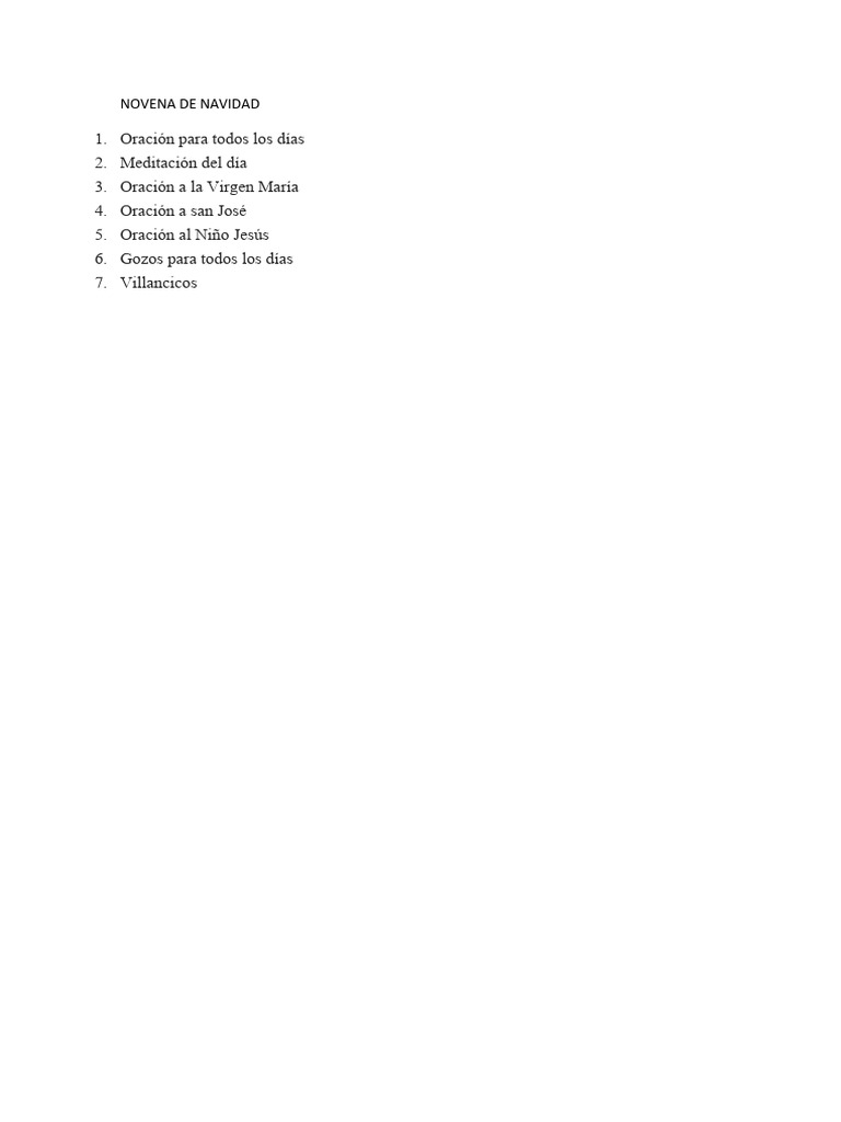 Novena de Navidad PDF