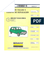 Manual de Reparación y Tiempos de Taller - Renault R6