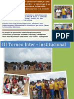 III Torneo Inter - Institucional