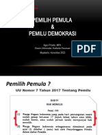 Pemilih Pemula Dan Pemilu Demokrasi KPU MOJOKERTO